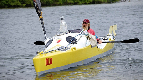 Aleksander Doba in kayak