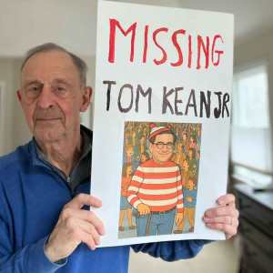 Poster for a Missing Tom Kean, Jr, who is notorious for not mneeting with his constiutents.